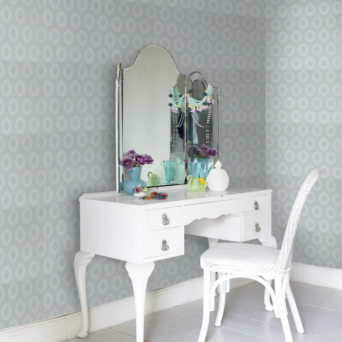 Zoffany Wallpaper - Folio - Tallulah Plain - Storm Grey