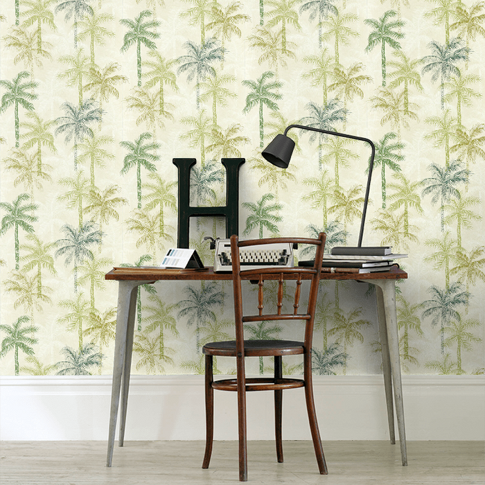 Clarke & Clarke X Breegan Jane Wallpaper Collection - Palmyra - Palm