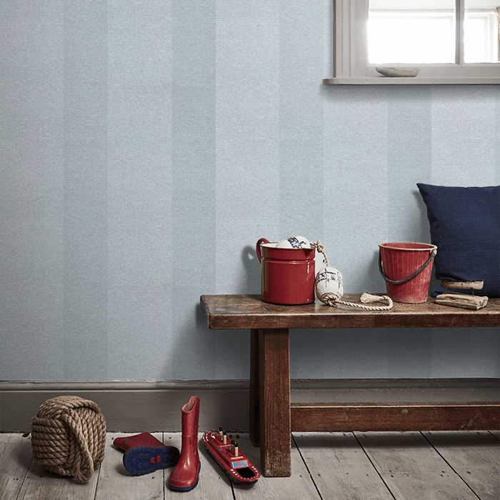 Zoffany Wallpaper - Folio - Ormonde Stripe - Elephant Grey