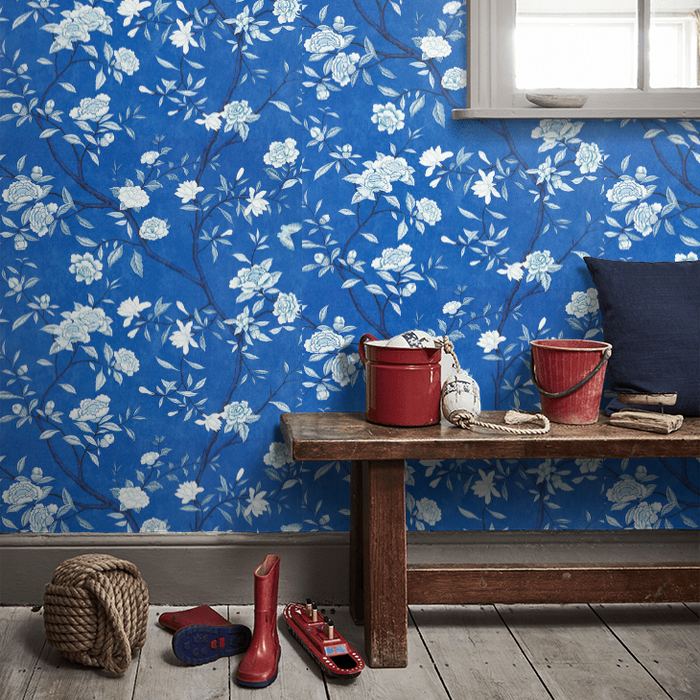 Zoffany Wallpaper - Cotswold Manor - Nostell Priory - Lazuli