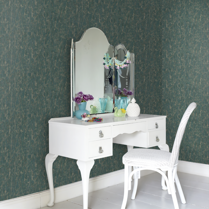 Zoffany Wallpaper - Kensington Walk- Moresque Glaze - Huntsmans green