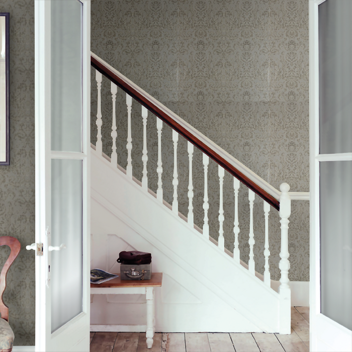 Zoffany Wallpaper - Constantina Damask - Brocatello - Burnish