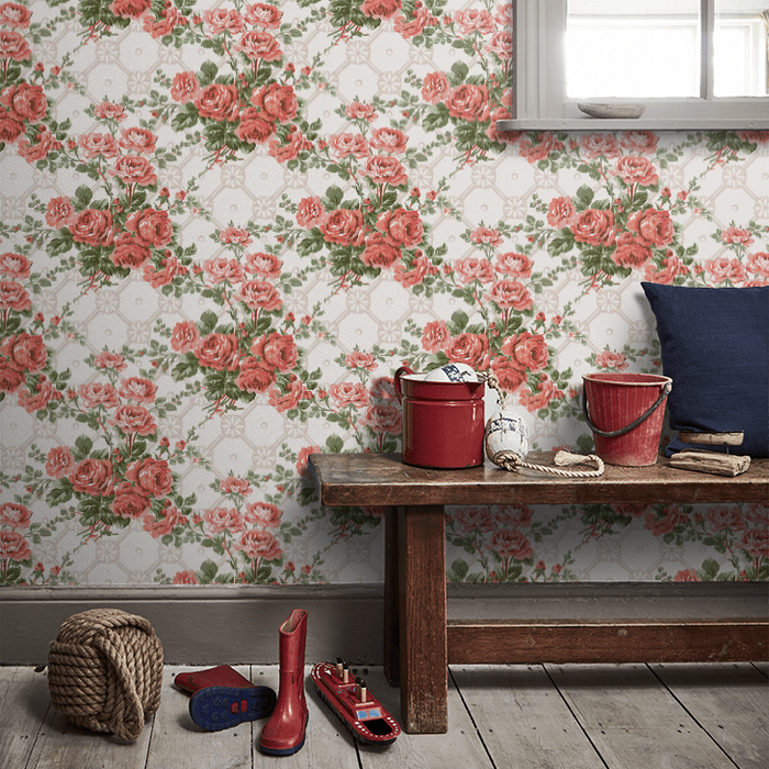 Laura Ashley Wallpaper - Country Roses