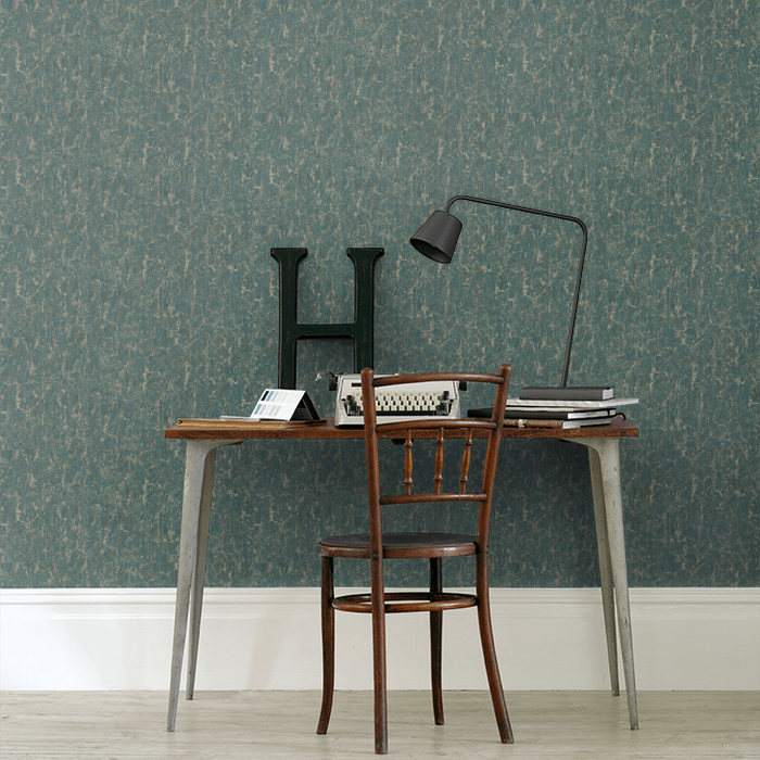 Zoffany Wallpaper - Kensington Walk- Moresque Glaze - Huntsmans green