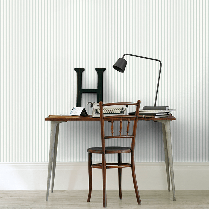 Laura Ashley Wallpaper - Farnworth Stripe