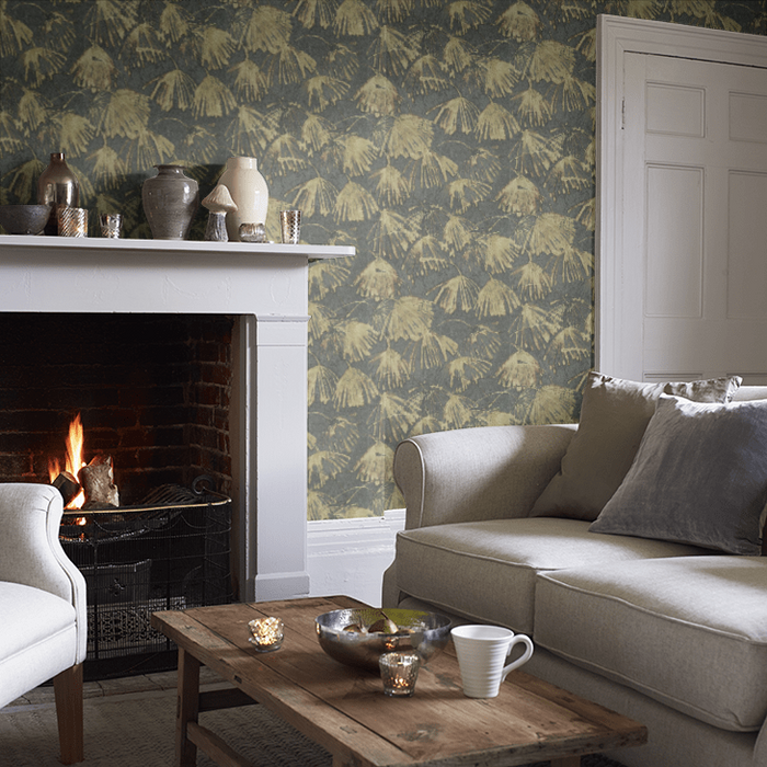 Zoffany Wallpaper - Kempshott - Iliad - Burnished