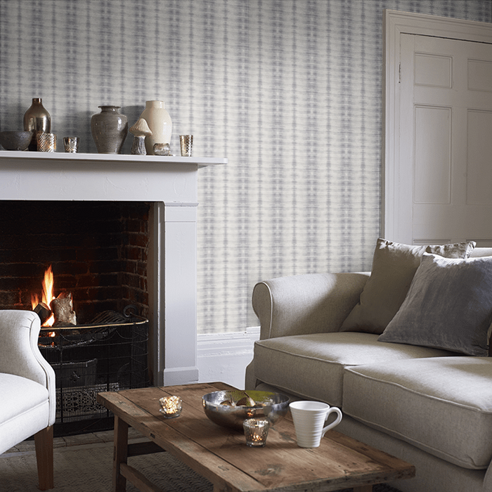 Clarke & Clarke Lusso Wallpaper Collection - Eterea - Dove