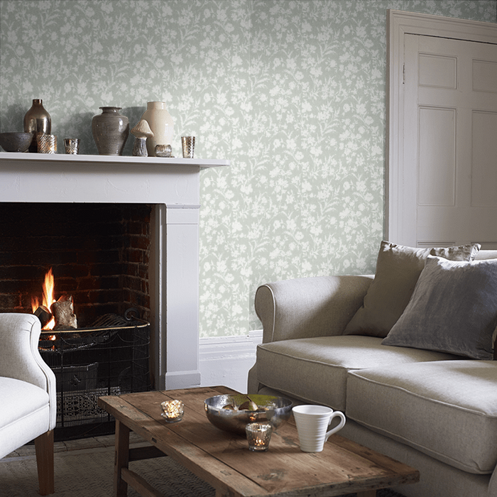 Laura Ashley Wallpaper - Rye