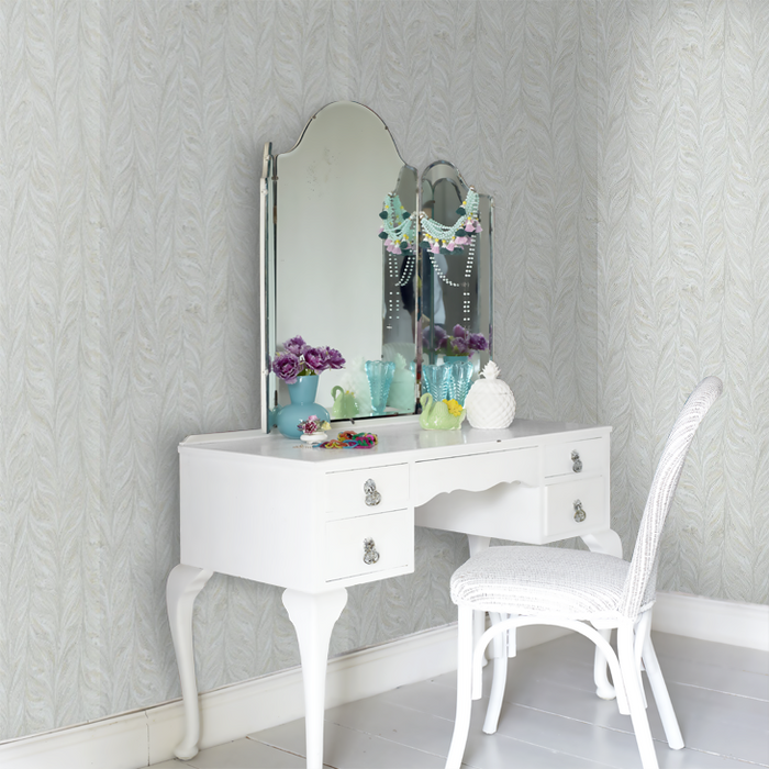 Zoffany Wallpaper - Darnley - Ebru II - Snow