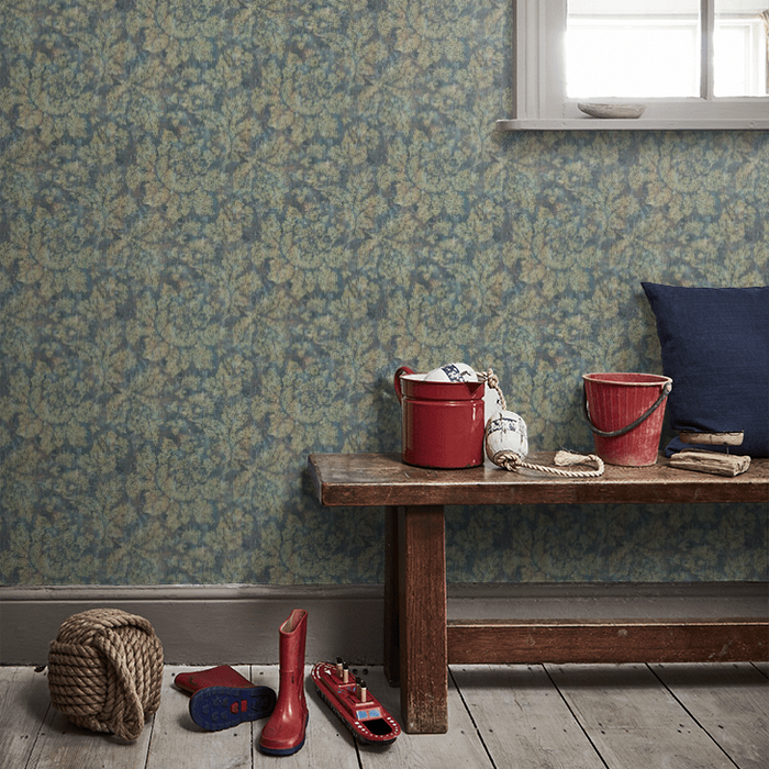 Zoffany Wallpaper - Constantina Damask - Fresco Secco - Bronze