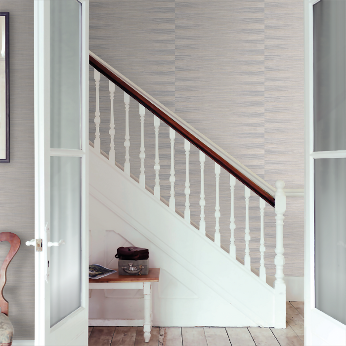 Zoffany Wallpaper - Kensington Walk- Kensington Grasscloth - Mineral