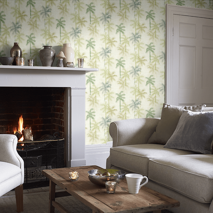 Clarke & Clarke X Breegan Jane Wallpaper Collection - Palmyra - Palm