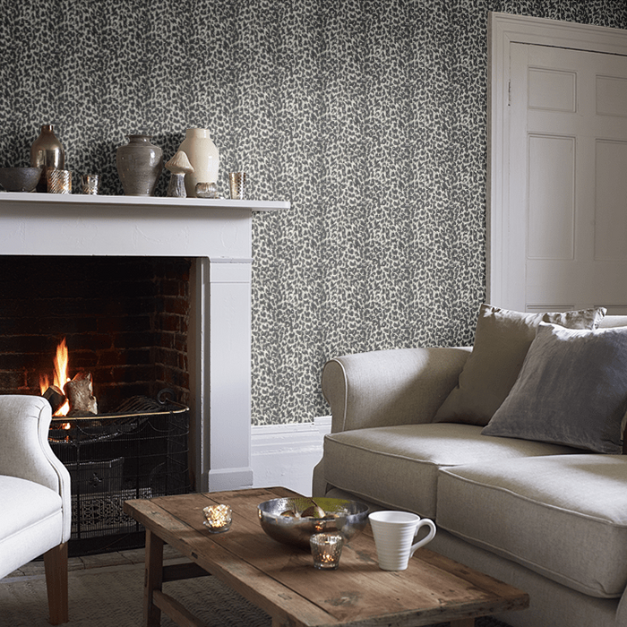 Clarke & Clarke X Breegan Jane Wallpaper Collection - Pokot - Noir