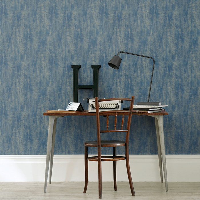 Clarke & Clarke Lusso Wallpaper Collection - Sontuoso - Midnight