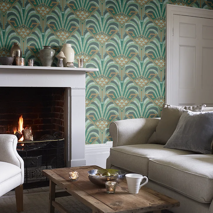 Zoffany Wallpaper - The Muse - Conway - Poison