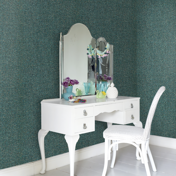 Zoffany Wallpaper - Folio - Kauri - Serpentine / Gold