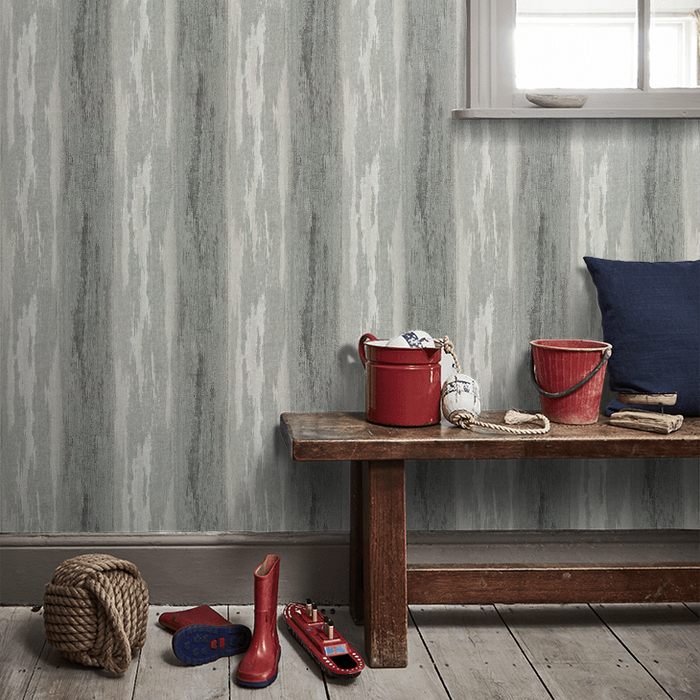 Clarke & Clarke Vivado Wallpaper Collection - Effetto - Pewter