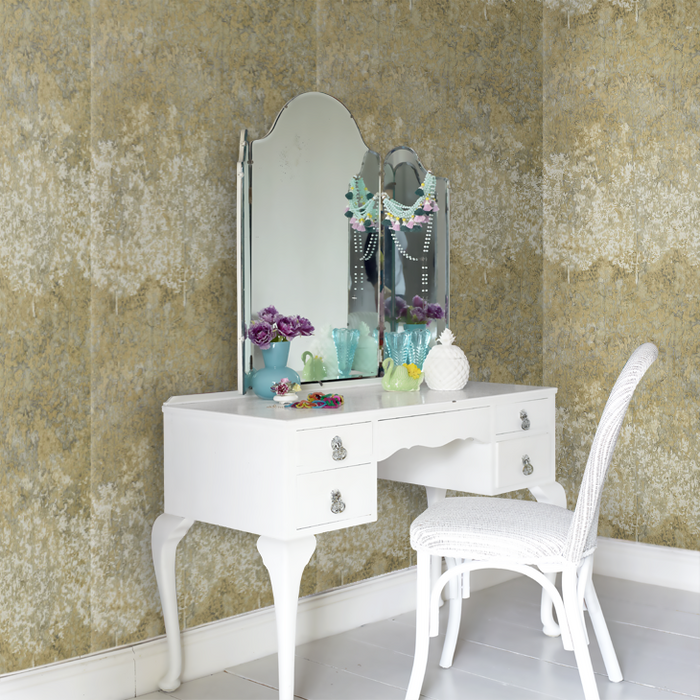 Zoffany Wallpaper - Cotswold Manor - Belvoir - Antique Bronze