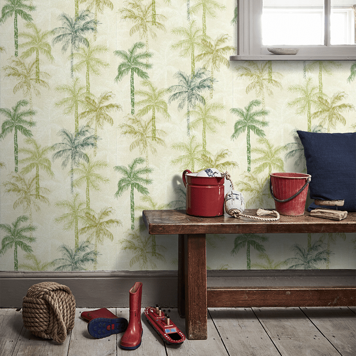 Clarke & Clarke X Breegan Jane Wallpaper Collection - Palmyra - Palm