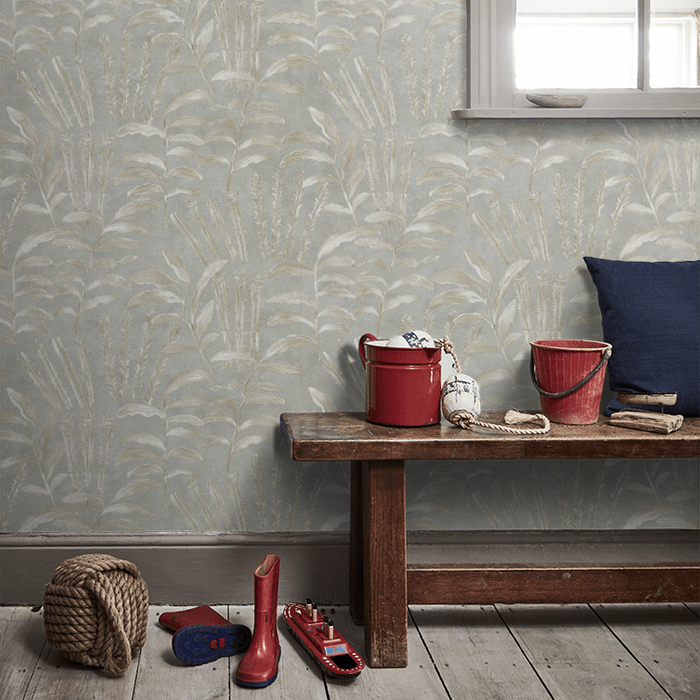 Zoffany Wallpaper - Darnley - Highclere - Zinc