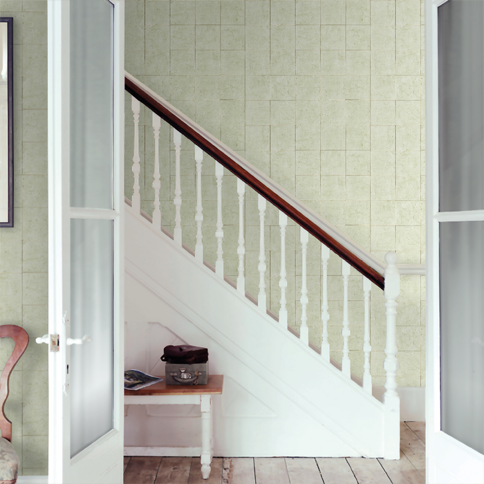 Zoffany Wallpaper - Folio - Piastrella - Celadon