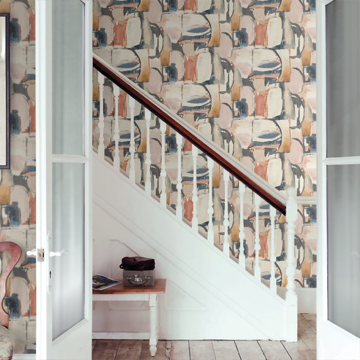 Clarke & Clarke Vivado Wallpaper Collection - Figura - Midnight