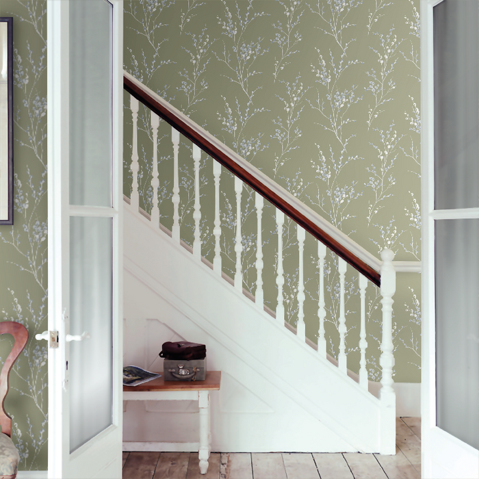 Laura Ashley Wallpaper - Pussy Willow