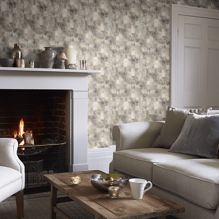 Clarke & Clarke Vivado Wallpaper Collection - Impatto - Charcoal