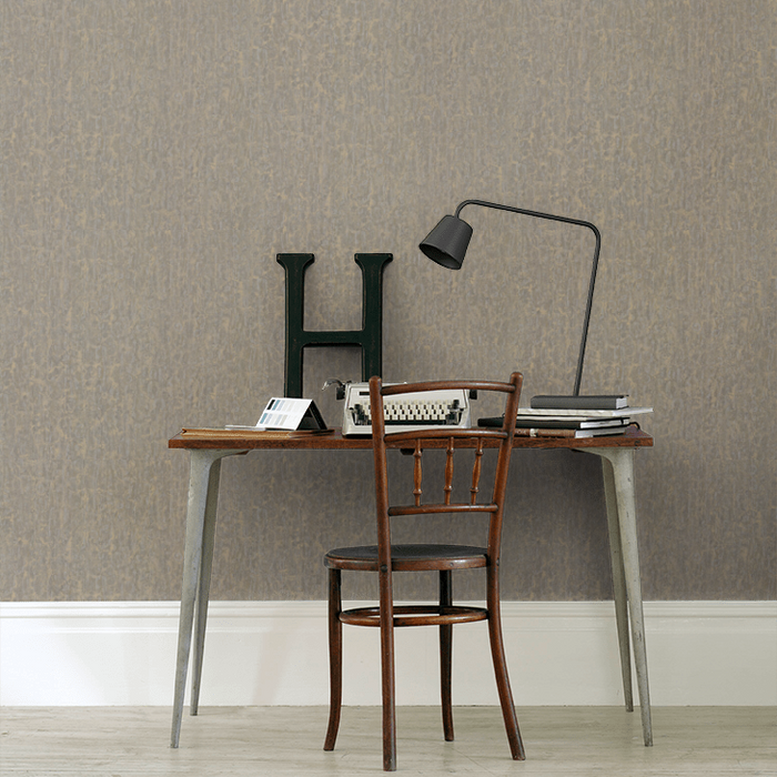 Zoffany Wallpaper - Kensington Walk- Moresque Glaze - Antique Bronze