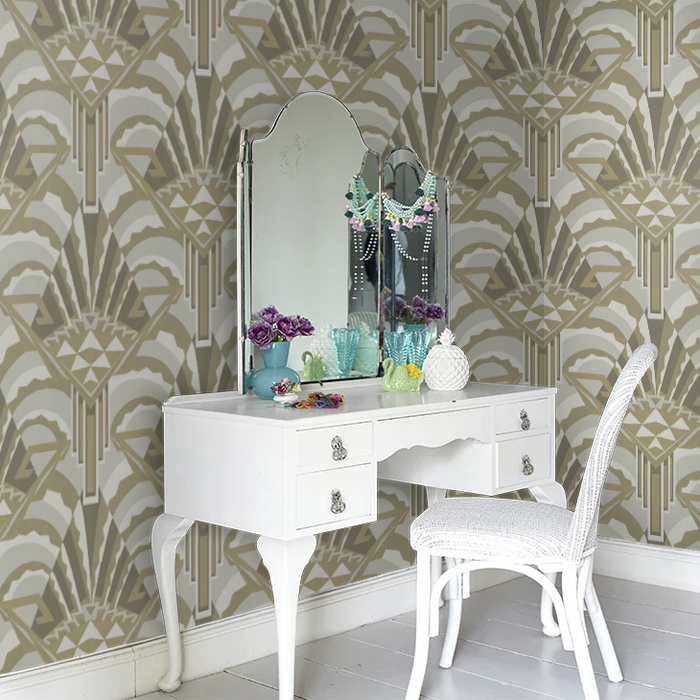 Zoffany Wallpaper - The Muse - Conway - Pearl