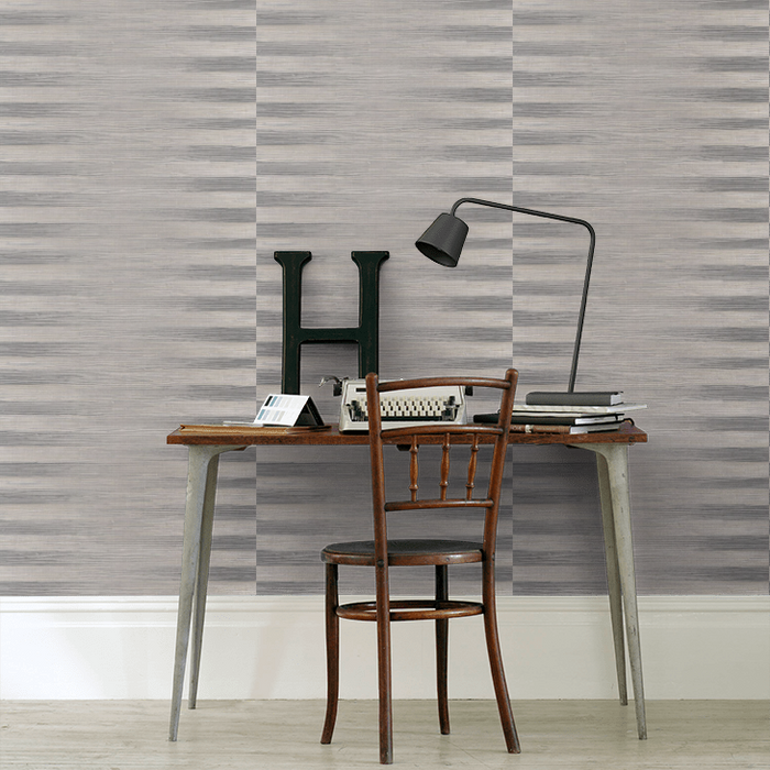 Zoffany Wallpaper - Kensington Walk- Kensington Grasscloth - Gargoyle