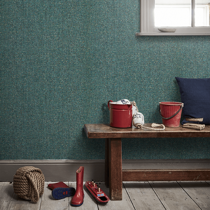 Zoffany Wallpaper - Folio - Kauri - Serpentine / Gold