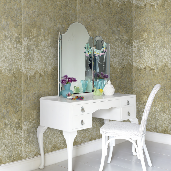 Zoffany Wallpaper - Kempshott - Belvoir - Antique Bronze