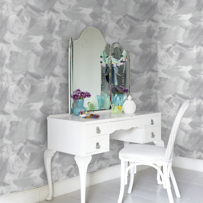 Clarke & Clarke Lusso Wallpaper Collection - Astratto - Dove