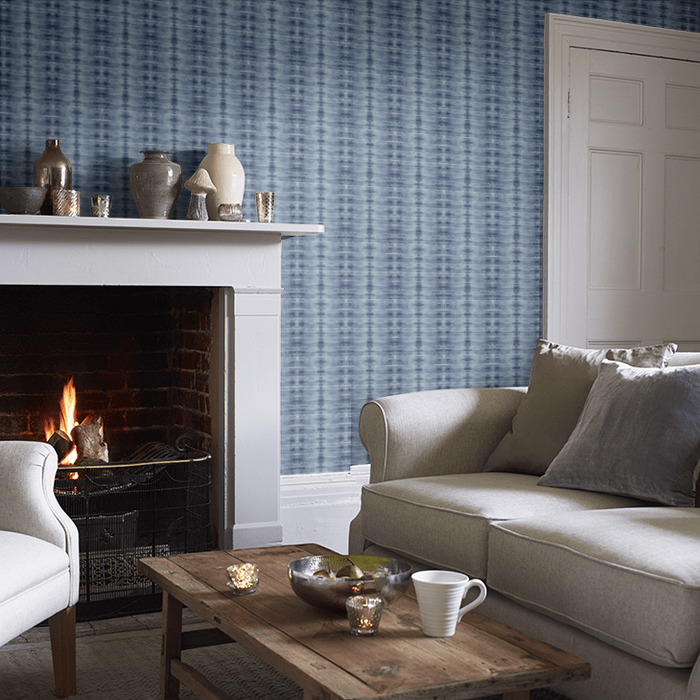 Clarke & Clarke Lusso Wallpaper Collection - Eterea - Midnight