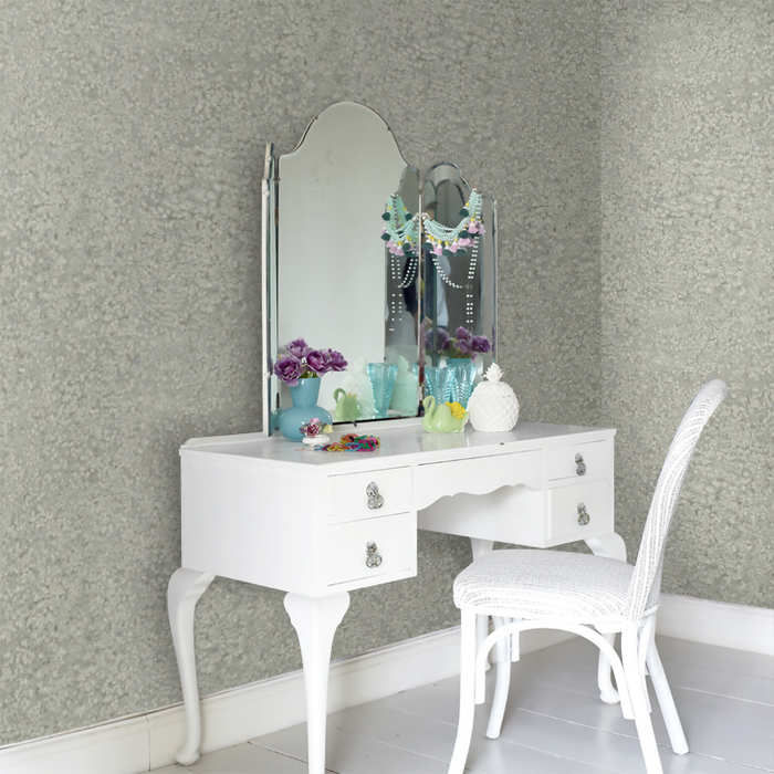 Zoffany Wallpaper - Kempshott - Weathered Stone Plain - Graphite