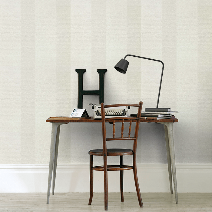 Zoffany Wallpaper - Folio - Ormonde Stripe - Mushroom