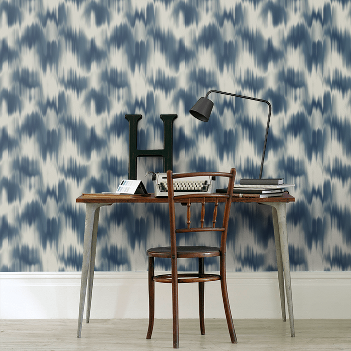 Clarke & Clarke Lusso Wallpaper Collection - Colorante - Midnight