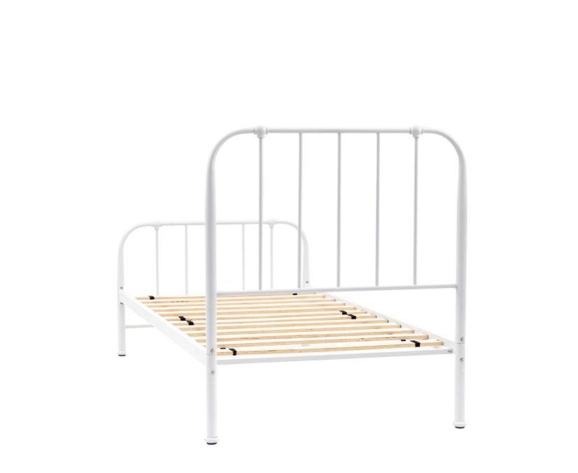 Traditional Ivory Ironwork Single Bedstead ( Due Back In 06/12/2024 )