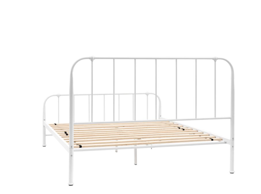 Traditional Ivory Ironwork Double Bedstead ( Due Back In 06/12/2024 )