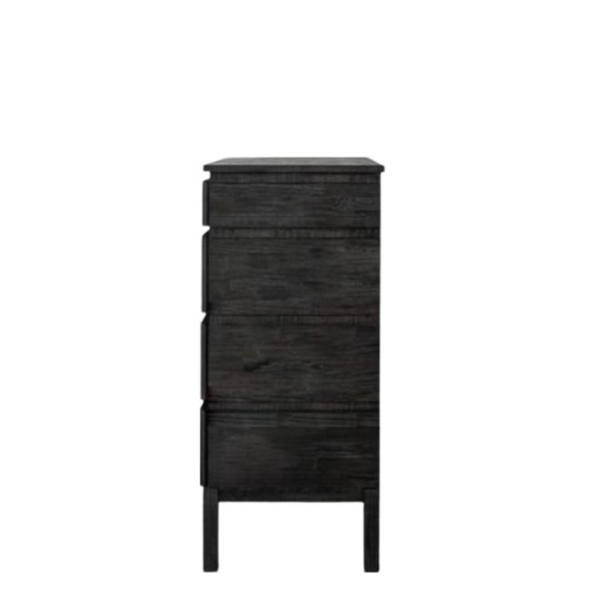 Marrakesh Black Mango Wood 4 Drawer Chest