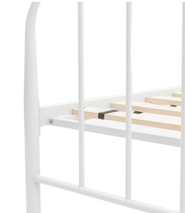 Traditional Ivory Ironwork Single Bedstead ( Due Back In 06/12/2024 )