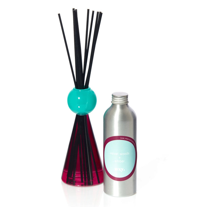 70's Disco Home Reed Diffuser Refill -  Velvet Woods + Amber - 150ml - Wxy