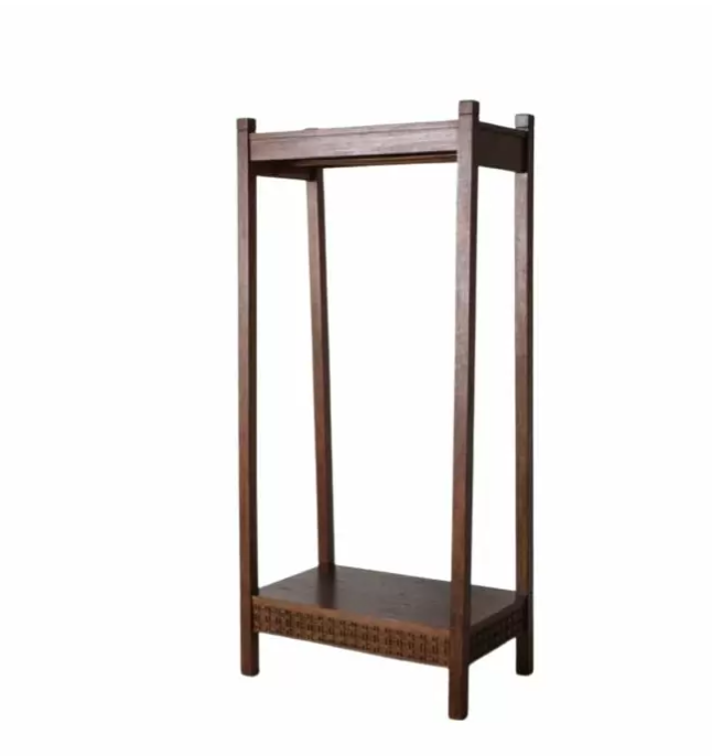 Marrakesh Brown Mango Wood Open Wardrobe