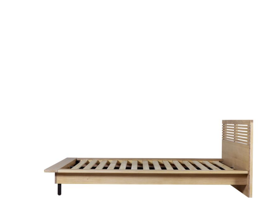 Hayami Slatted Oak King Size Bedstead