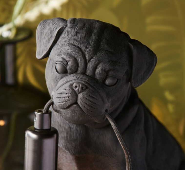 Adorable Black Puppy Table Lamp ( Due Back In 23/01/25 )