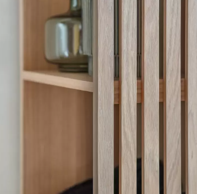 Hayami Contemporary Natural Oak Open Wardrobe