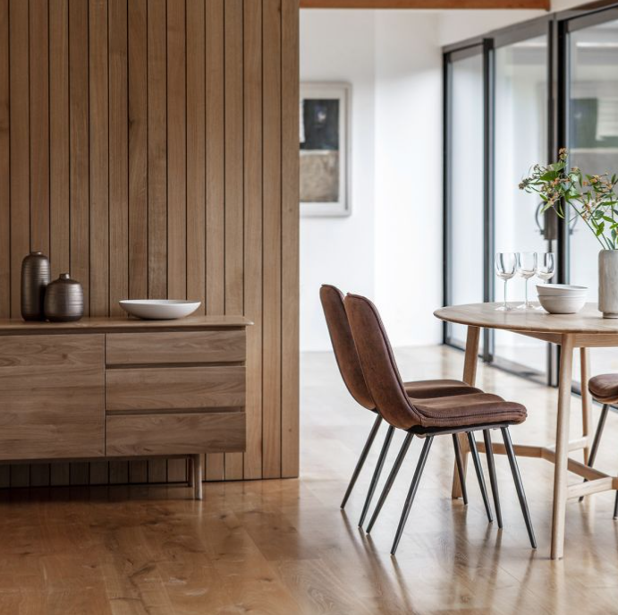 Naples Dining Table, Solid Oak, Oval