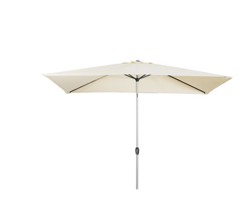 Vazzano Garden Parasol, 2x3m Rectangular, Cream