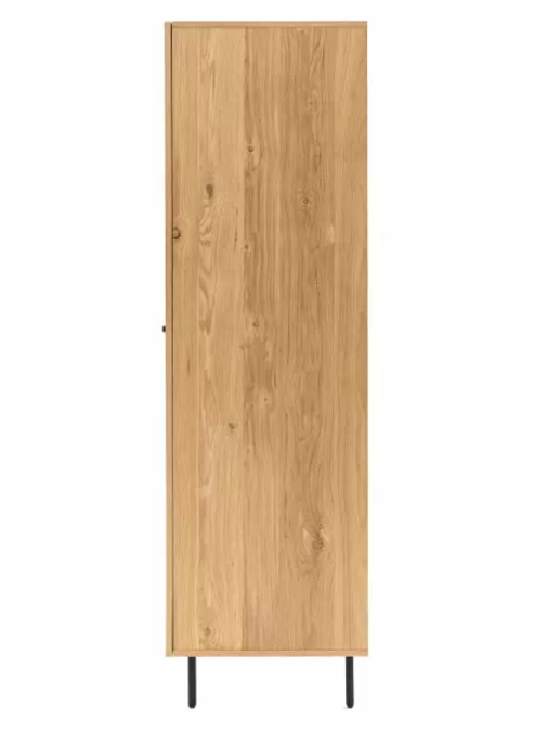 Lewison Contemporary Oak 2 Door Warbrobe